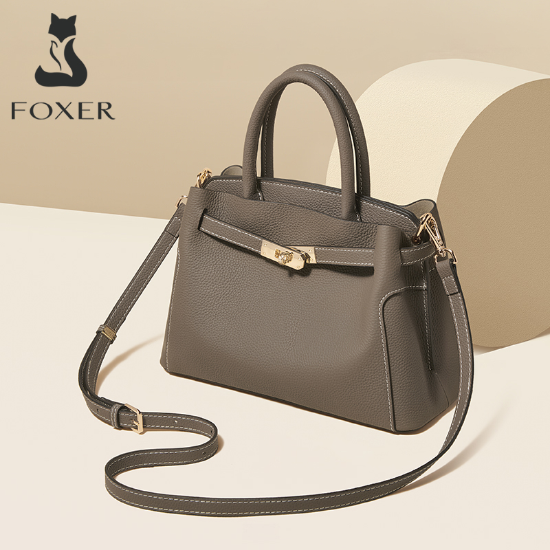 Luxury Bags In Sale - FOXER Echtes Leder Damenhandtasche Luxus Umhängetasche