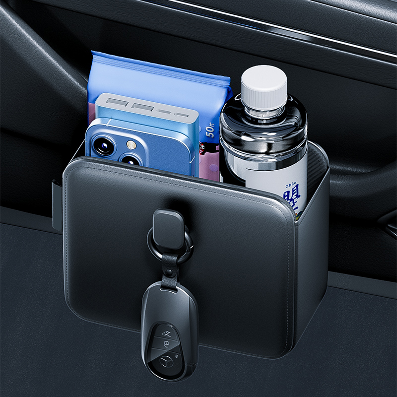 Key Holder Leather Pouch - Auto Tür Lagerung Taschen Hängen Tasse