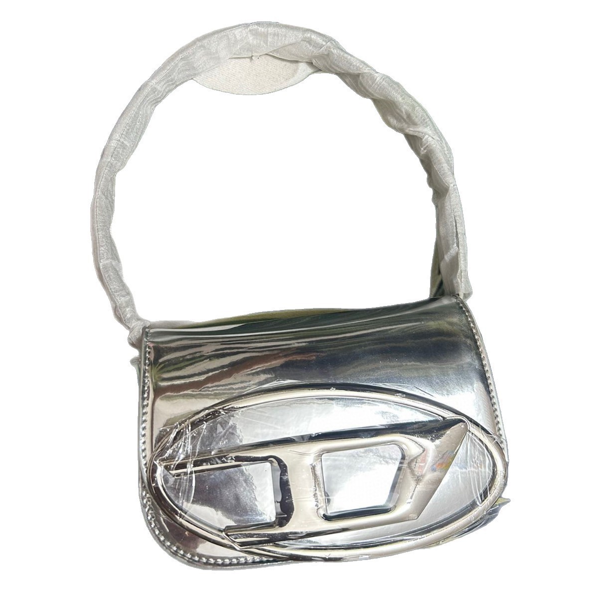 Reinweiße, glatte Leder-Mini-U – Luxury Bags White Bewertung und Preis