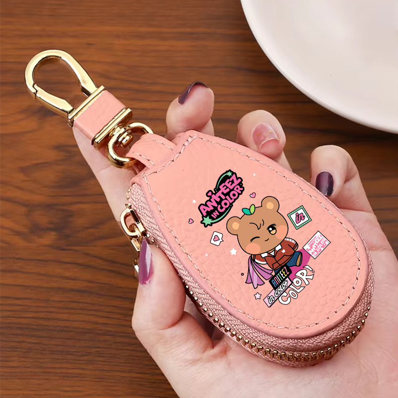 ATEEZ Leder-Reißverschluss-Sch – Key Holder Leather Pouch Bewertung und Preis
