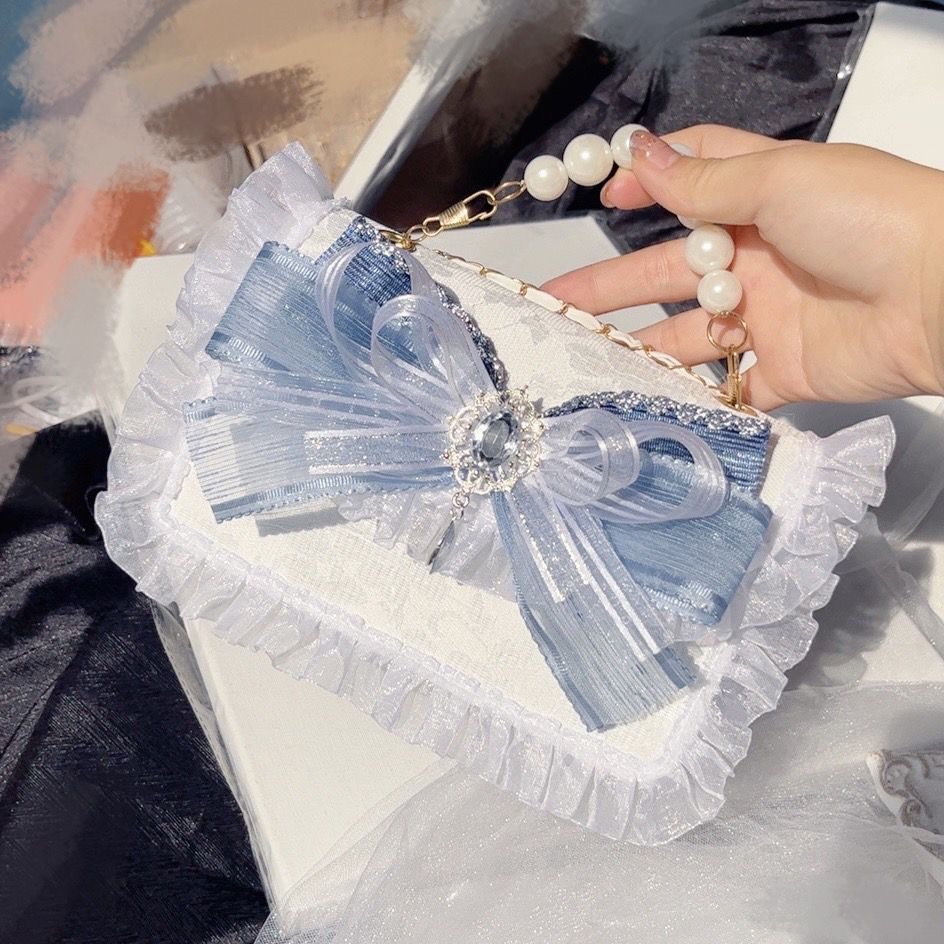 Kette Silber und Blau Lolita S – Luxury Y2K Bags Bewertung und Preis