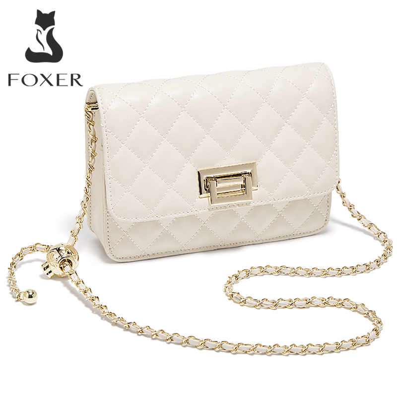 FOXER 2026 Damen Weiße Gestepp – Luxury Bags White Bewertung und Preis