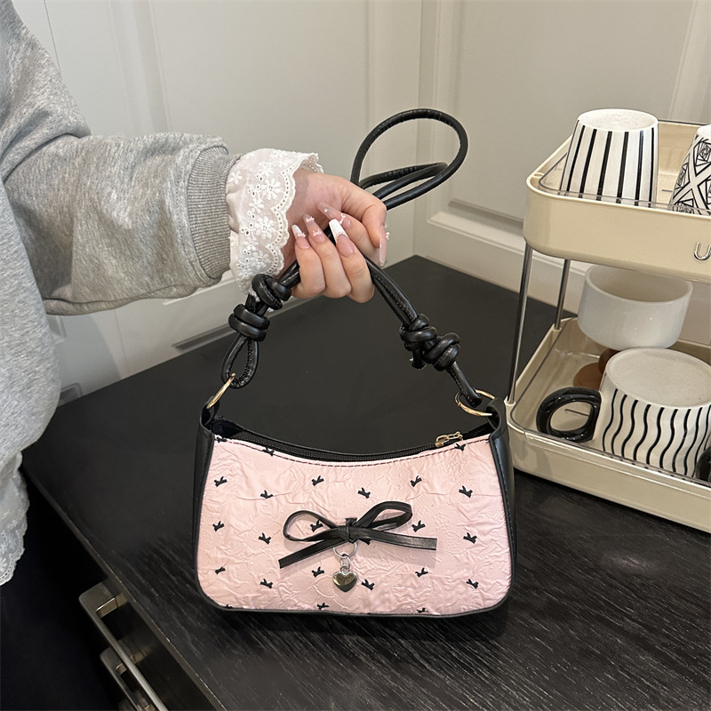 Y2k Pink Bow Armpit Bag für Da – Luxury Y2K Bags Bewertung und Preis