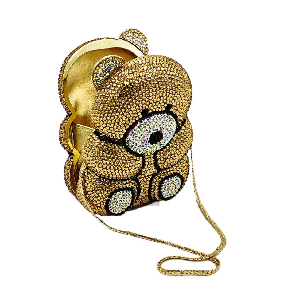 Niedliche Bären-Strass-Abendta – Luxury Bags Cute Bewertung und Preis