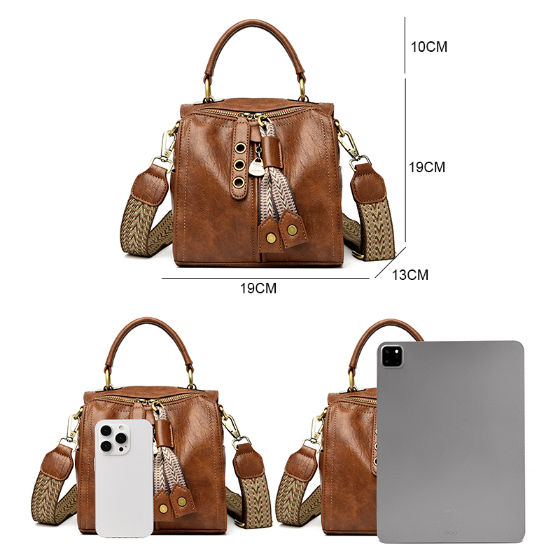 Kuh Leder Frauen Umhängetasche – Key Holder Leather Pouch Bewertung und Preis