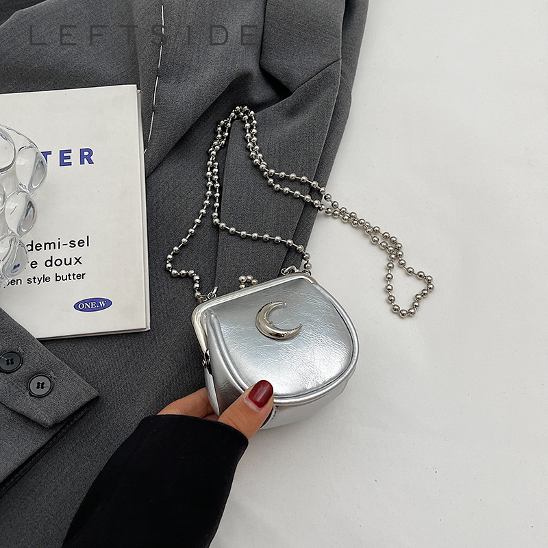Silberne Mini-Umhängetaschen f – Luxury Bags Cute Bewertung und Preis