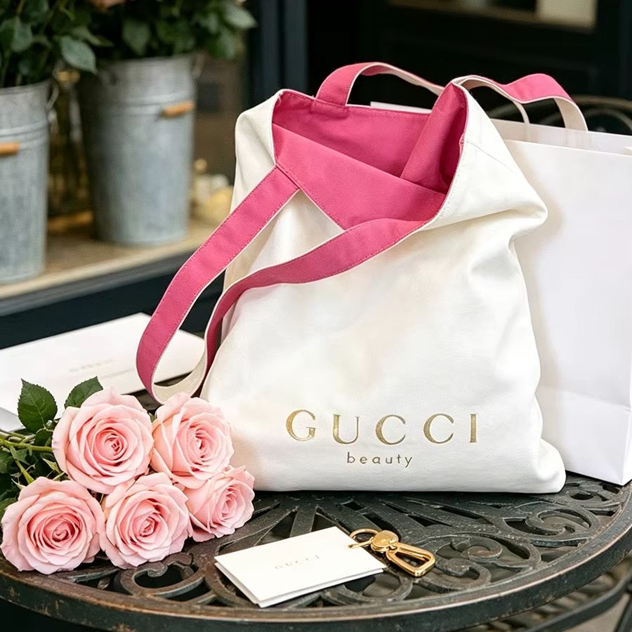 GUCCIs Tasche Damen Canvas-Tra – Luxury Bags White Bewertung und Preis